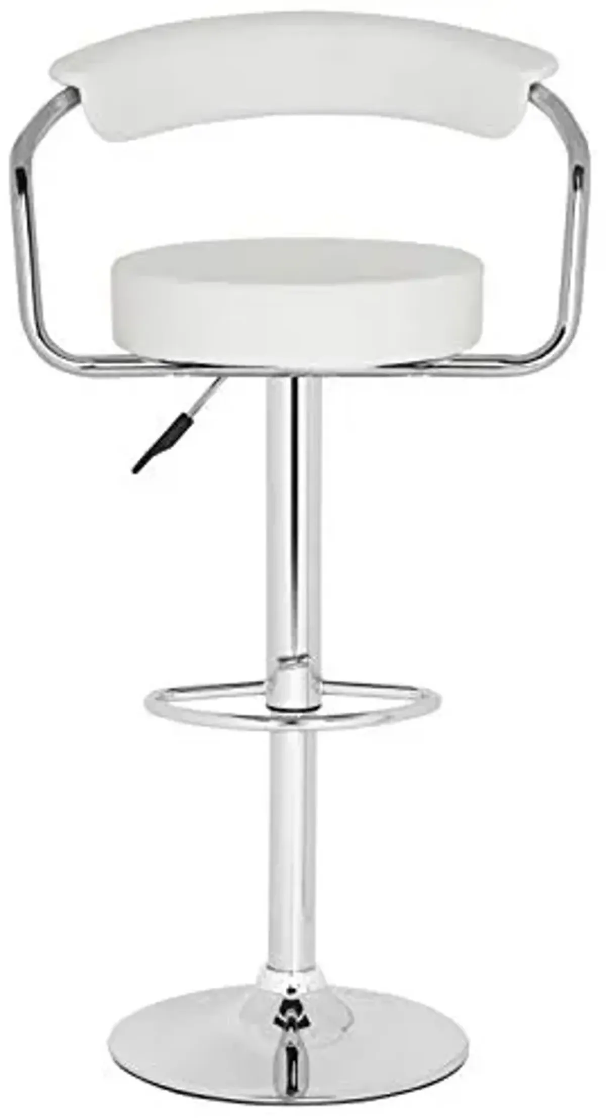 Safavieh Home Collection Angus White Adjustable Swivel Gas Lift 25.2-31.5-inch Bar Stool