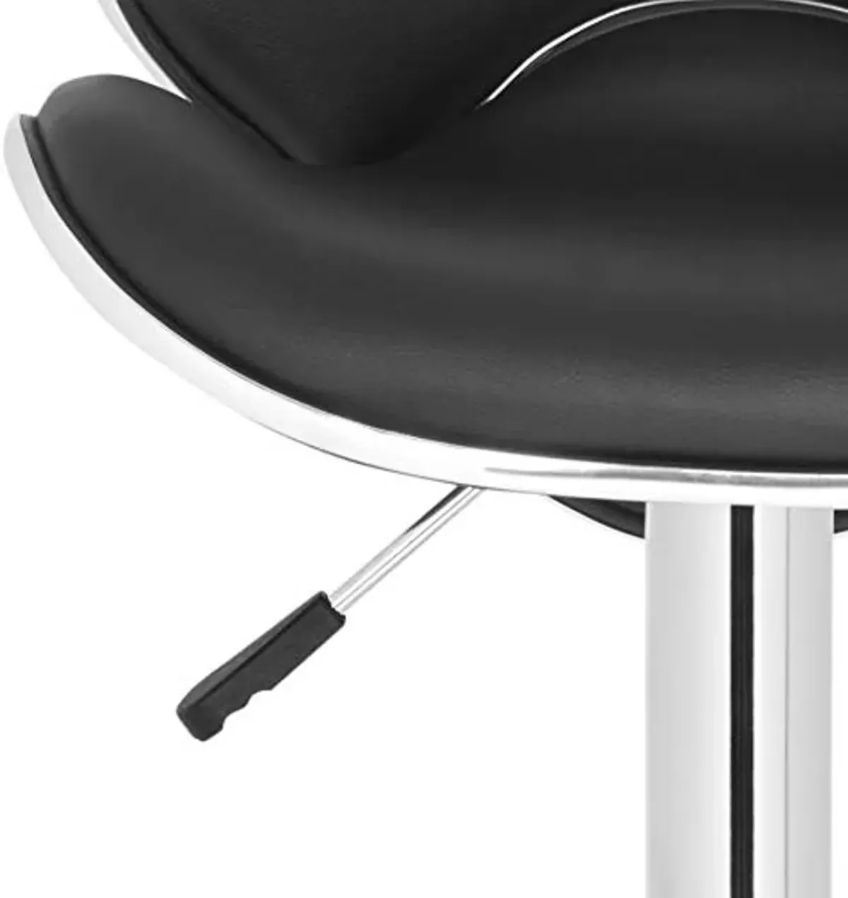 Safavieh Home Collection Shambi Black Adjustable Swivel Gas Lift 24-30.1-inch Bar Stool