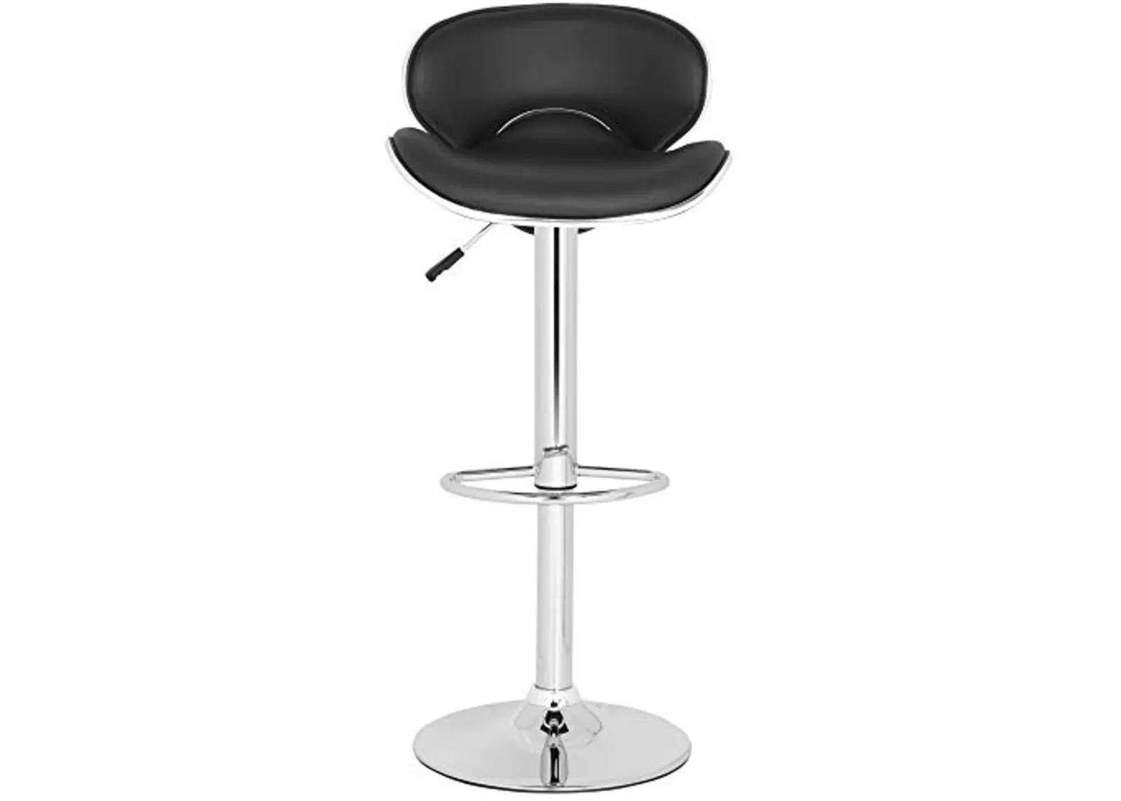 Safavieh Home Collection Shambi Black Adjustable Swivel Gas Lift 24-30.1-inch Bar Stool