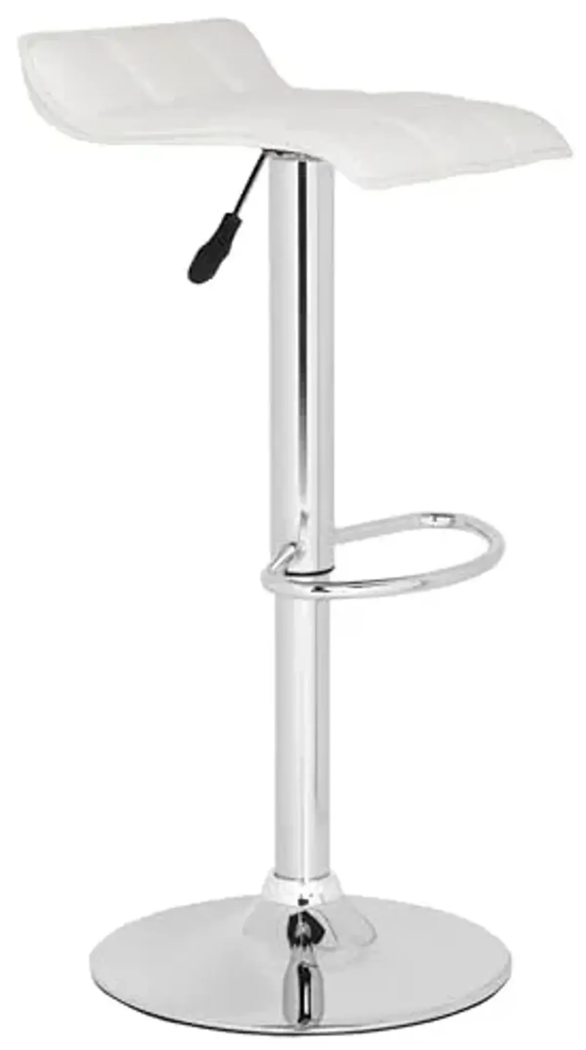Safavieh Home Collection Lamita White Adjustable Swivel Gas Lift 22.4-30.9-inch Bar Stool