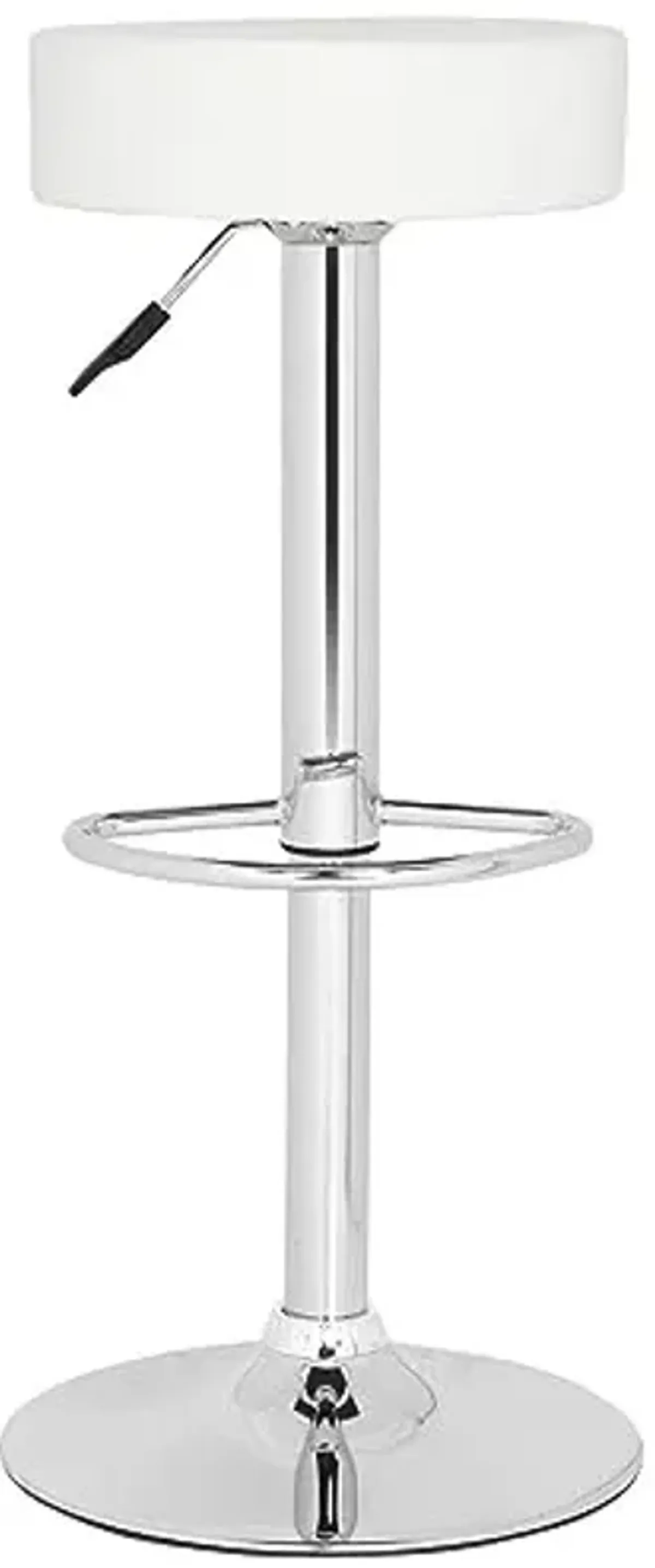Safavieh Home Collection Jude White Adjustable Swivel Gas Lift 25.6-31.5-inch Bar Stool