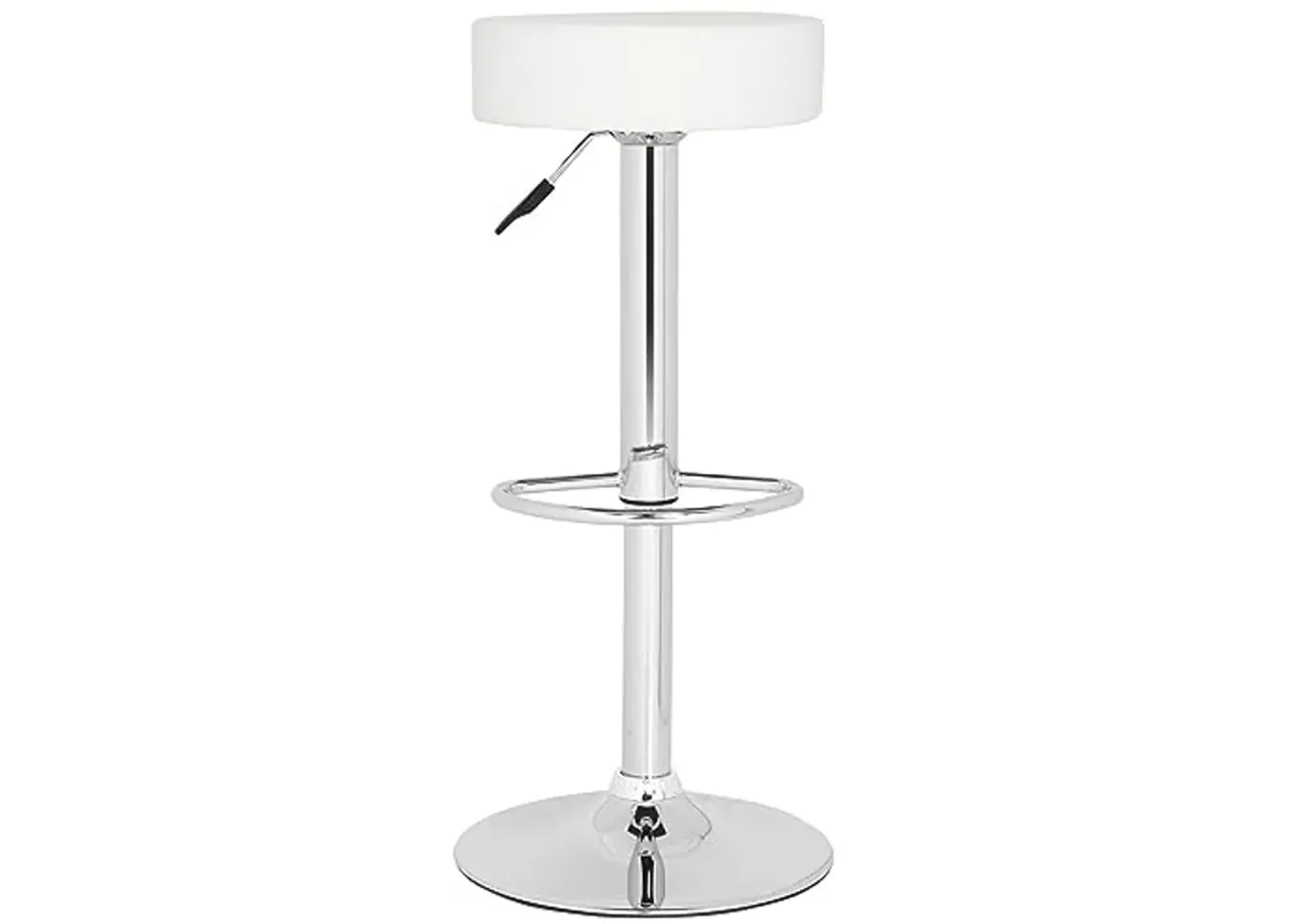 Safavieh Home Collection Jude White Adjustable Swivel Gas Lift 25.6-31.5-inch Bar Stool