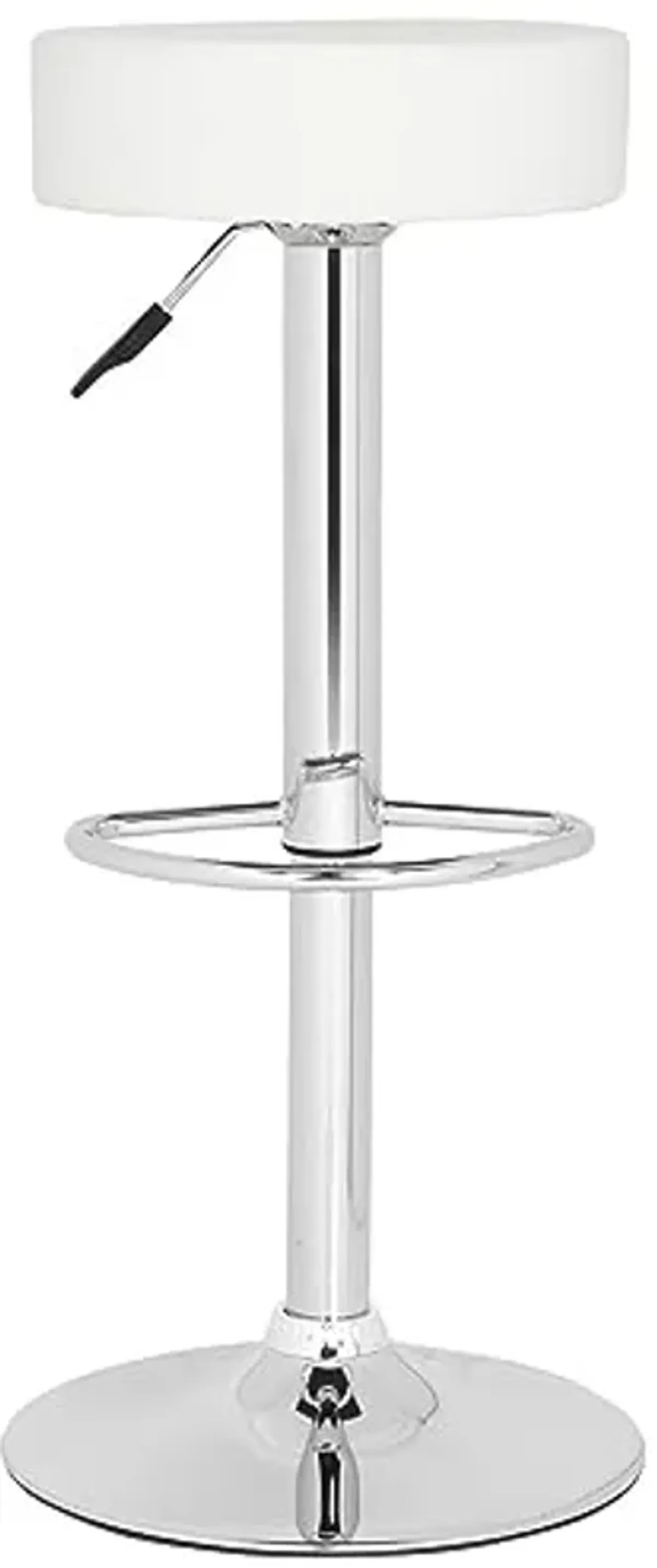 Safavieh Home Collection Jude White Adjustable Swivel Gas Lift 25.6-31.5-inch Bar Stool