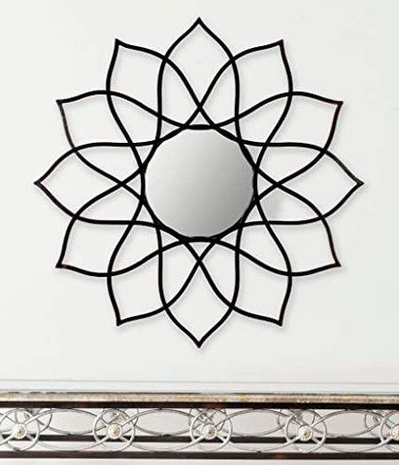 Safavieh Home Collection Flower Power Mirror, Coffee Bronze