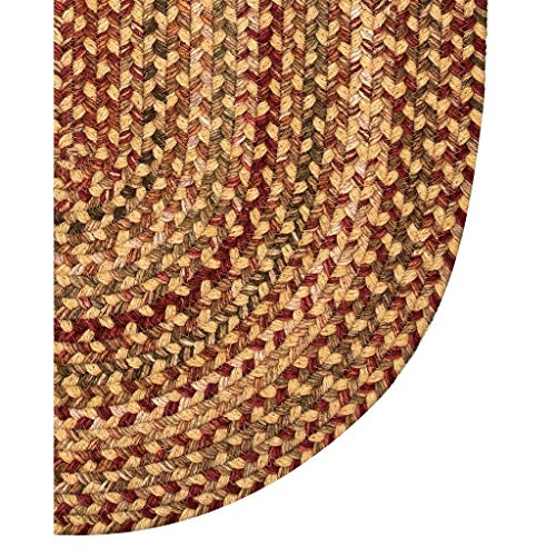 Capel Manchester Gold Hues 9' 6" X 9' 6" Concentric Rectangle Braided Rug