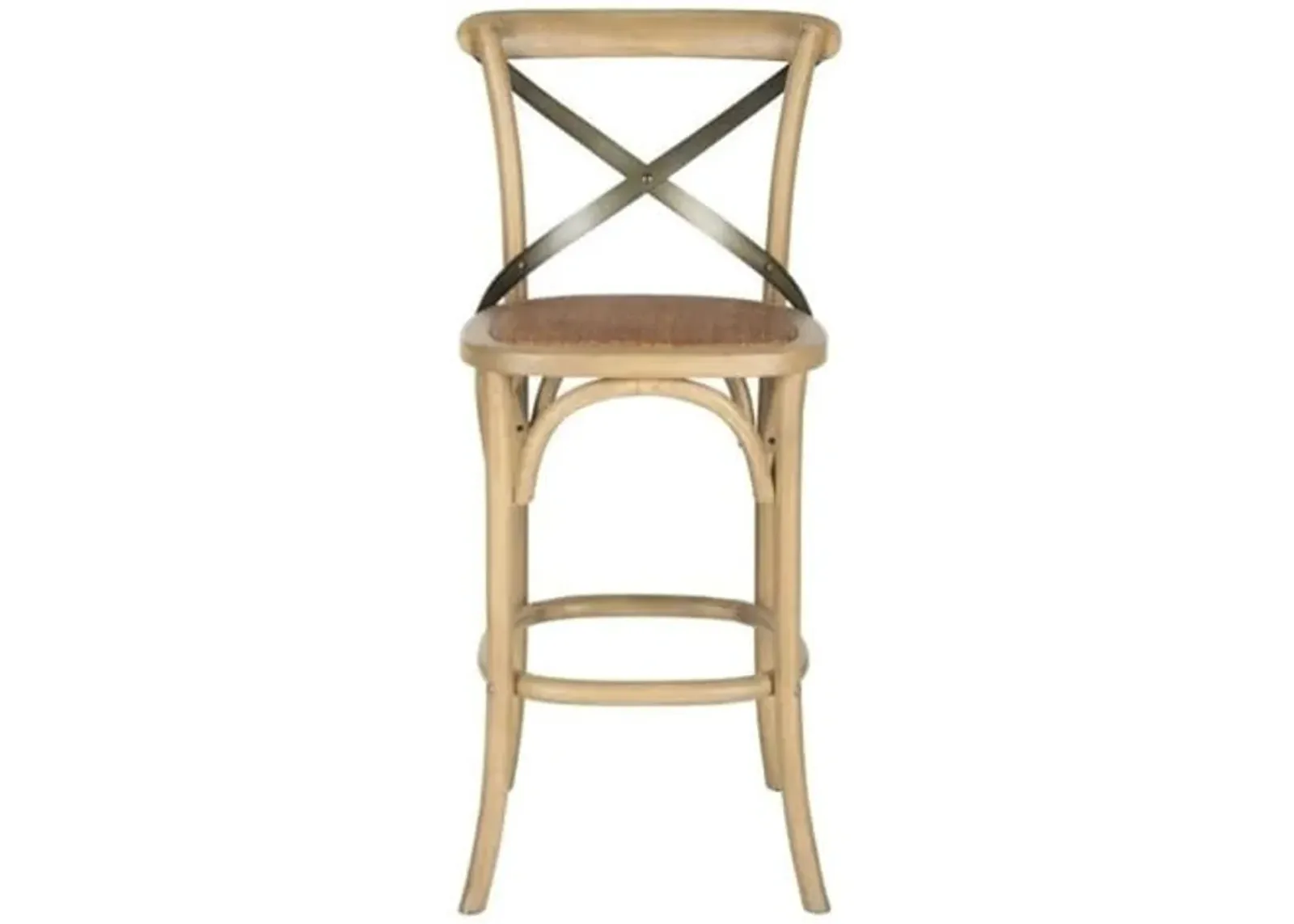 Safavieh American Homes Collection Eleanor Weathered Oak 30.7-inch Bar Stool