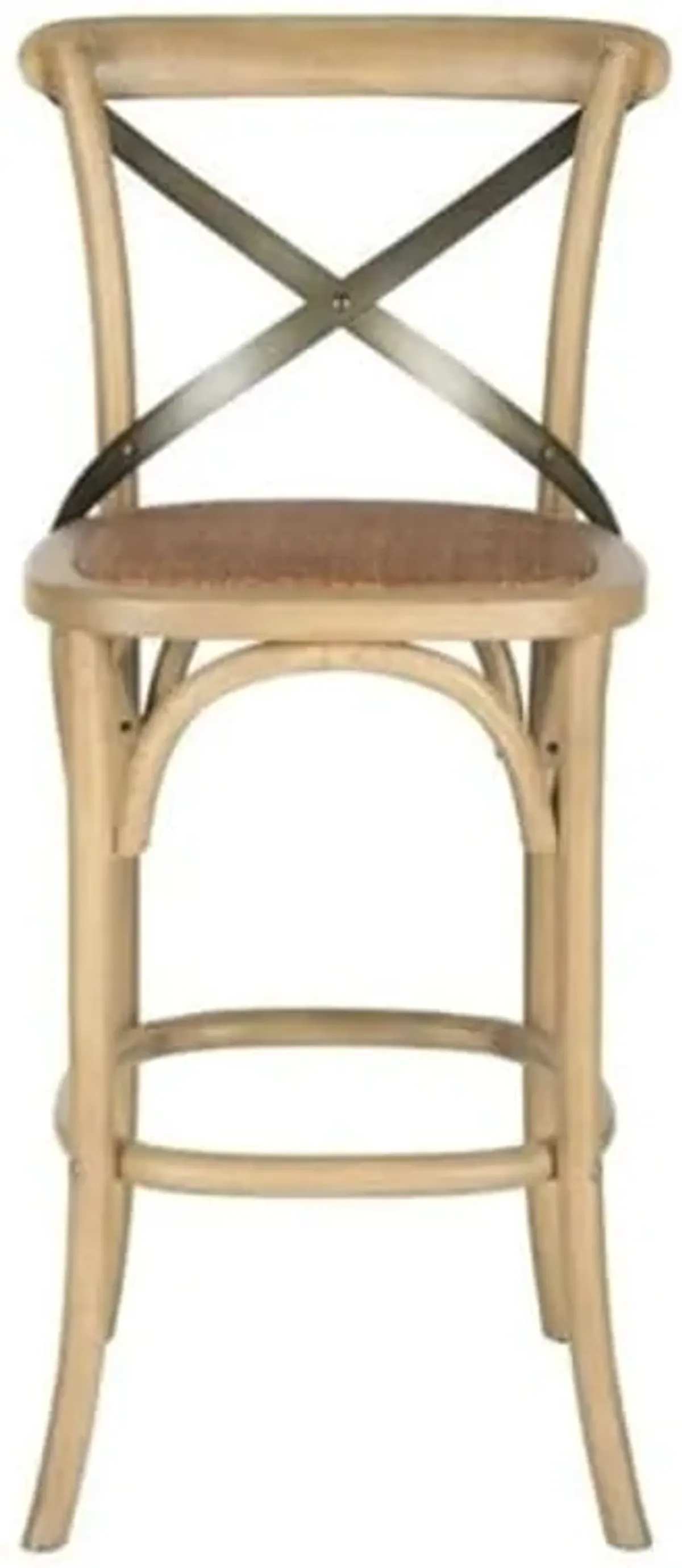 Safavieh American Homes Collection Eleanor Weathered Oak 30.7-inch Bar Stool