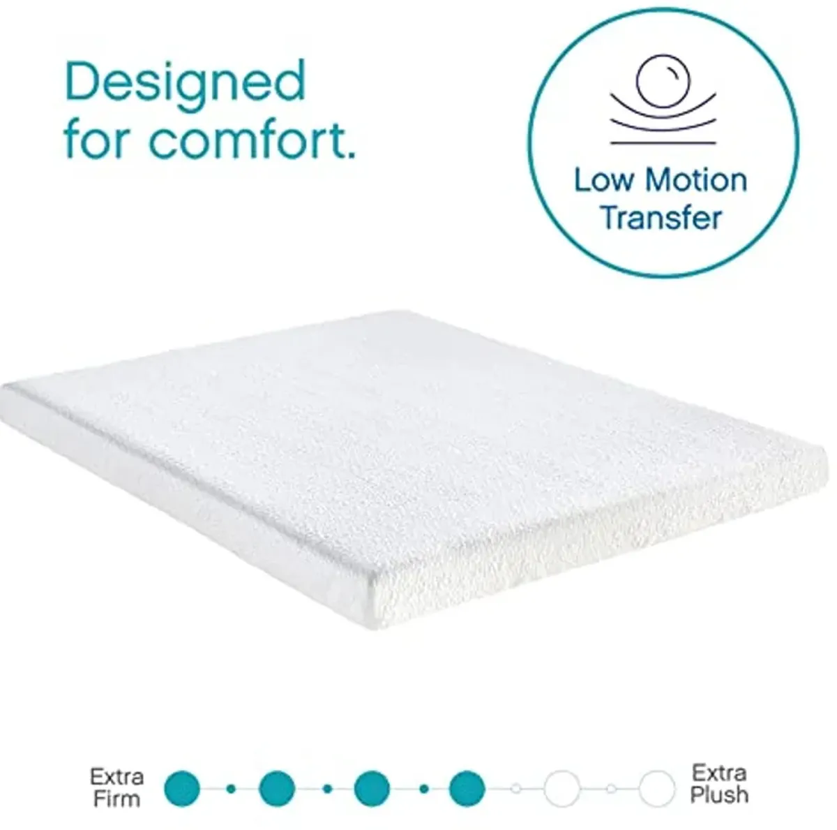 Classic Brands 4.5-Inch Cool Gel Memory Foam Replacement Mattress for Sleeper Sofa Bed Twin, Plush