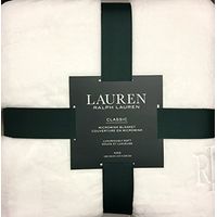 Ralph Lauren Classic Micromink Blanket - Creme - King