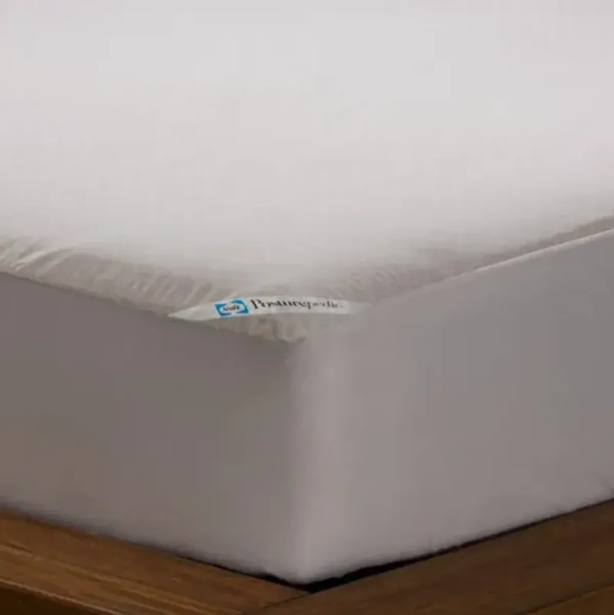 Sealy Posturepedic Allergy Protection Zippered Mattress Protector,White, Twin