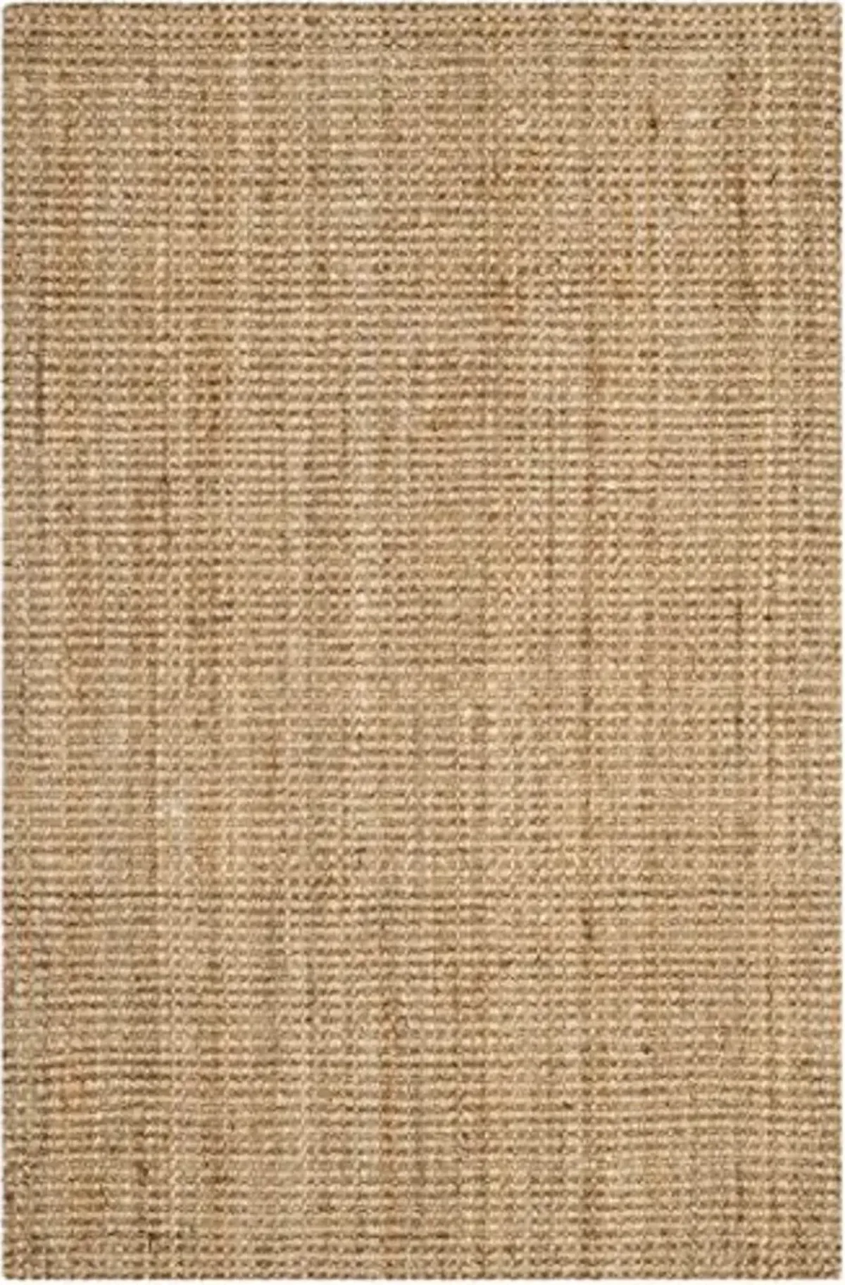 SAFAVIEH Area Rug 3x5 - Natural Fiber Collection - Natural Brown, Handmade Jute, Farmhouse Style, Chunky Textured Thick Pile (NF747A)
