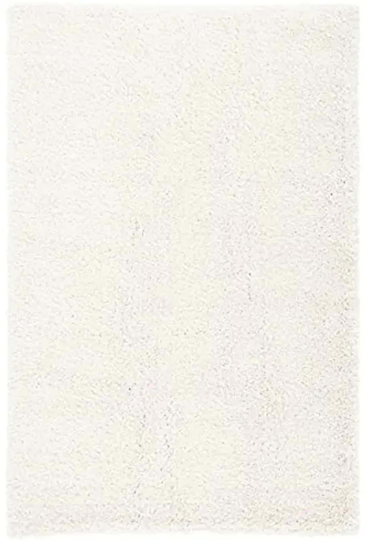 SAFAVIEH Milan Shag Collection Area Rug - 8' x 10', Ivory, Solid Design, Non-Shedding & Easy to Clean, Plush Thick Pile, Ideal for Living Room, Bedroom (SG180-1212)