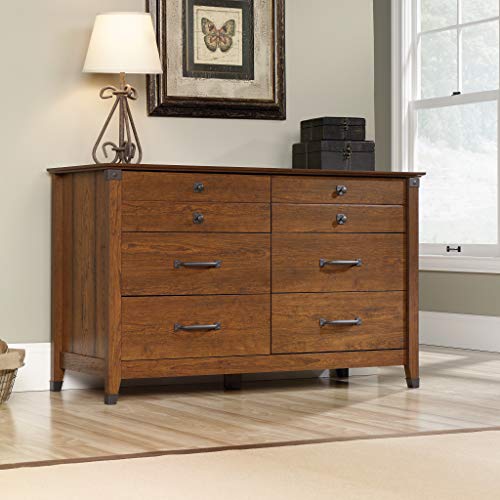 Sauder Carson Forge Dresser, Washington Cherry finish