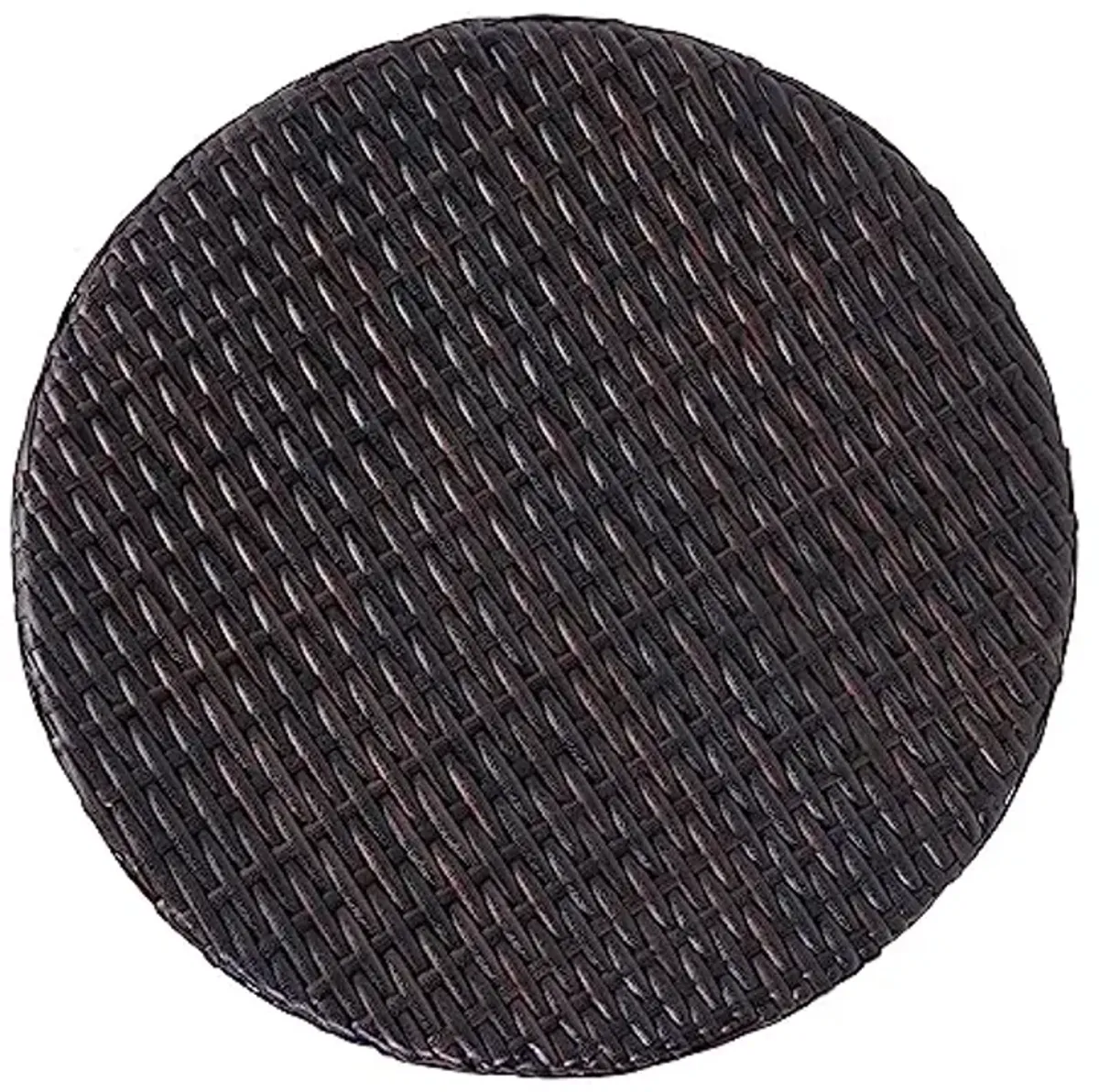 Christopher Knight Home Keaton Wicker Barrel Side Table, Multibrown 16.75 inches high x 17.5 inches wide 17.5 inches deep