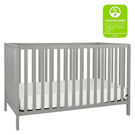 DaVinci Union 4-in-1 Convertible Crib in Grey, Greenguard Gold Certified