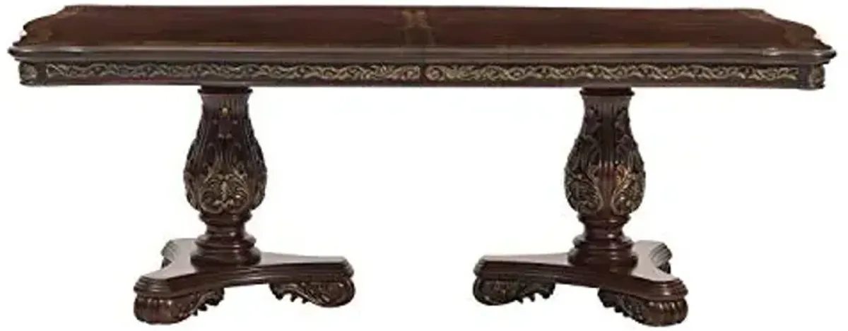 Homelegance Deryn Park 9 Piece Double Pedestal Dining Room Set in Cherry
