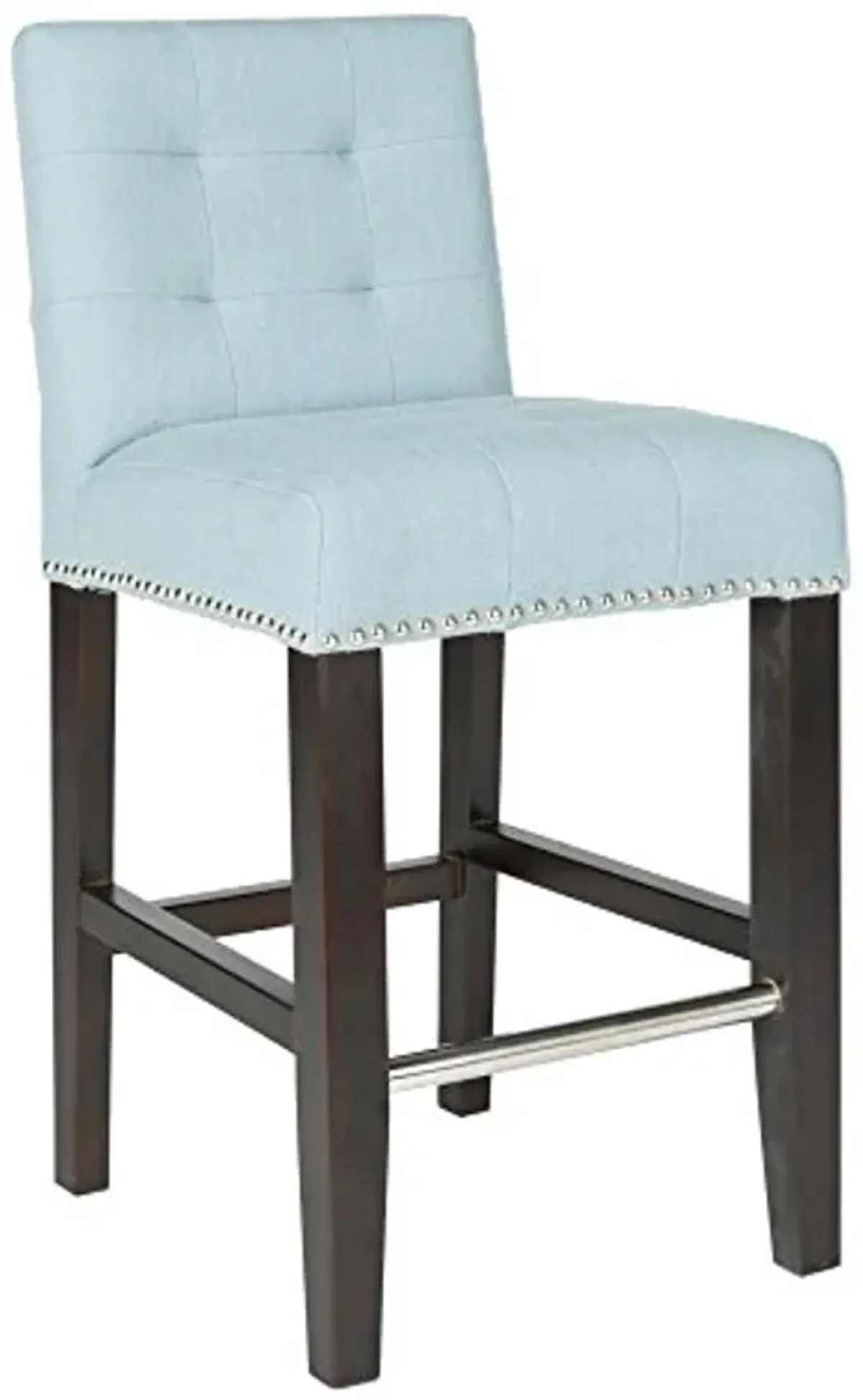 Safavieh Mercer Collection Thompson Sky Blue 25.8-inch Counter Stool