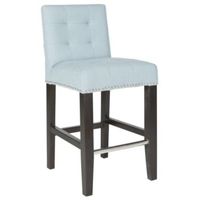 Safavieh Mercer Collection Thompson Sky Blue 25.8-inch Counter Stool