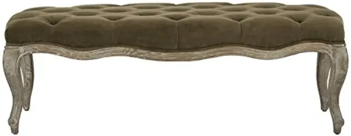 Safavieh Mercer Collection Randy Beige Linen Bench