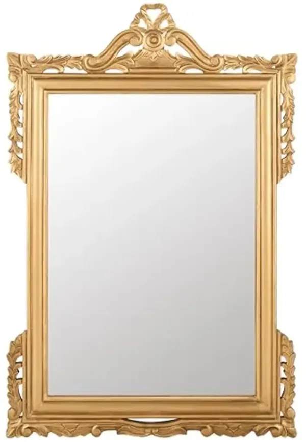 Safavieh Home Collection Pedimint Mirror, Gold