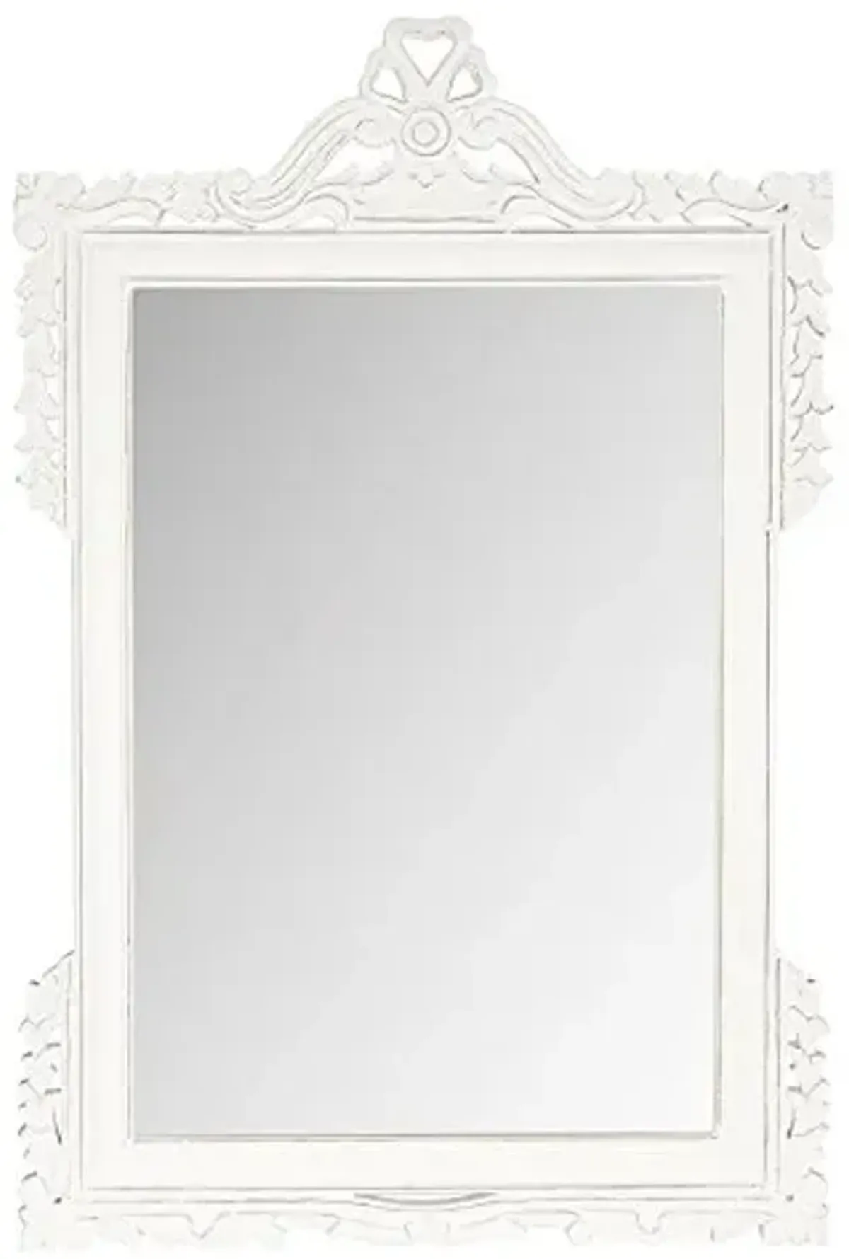 Safavieh Home Collection Pedimint Mirror, White