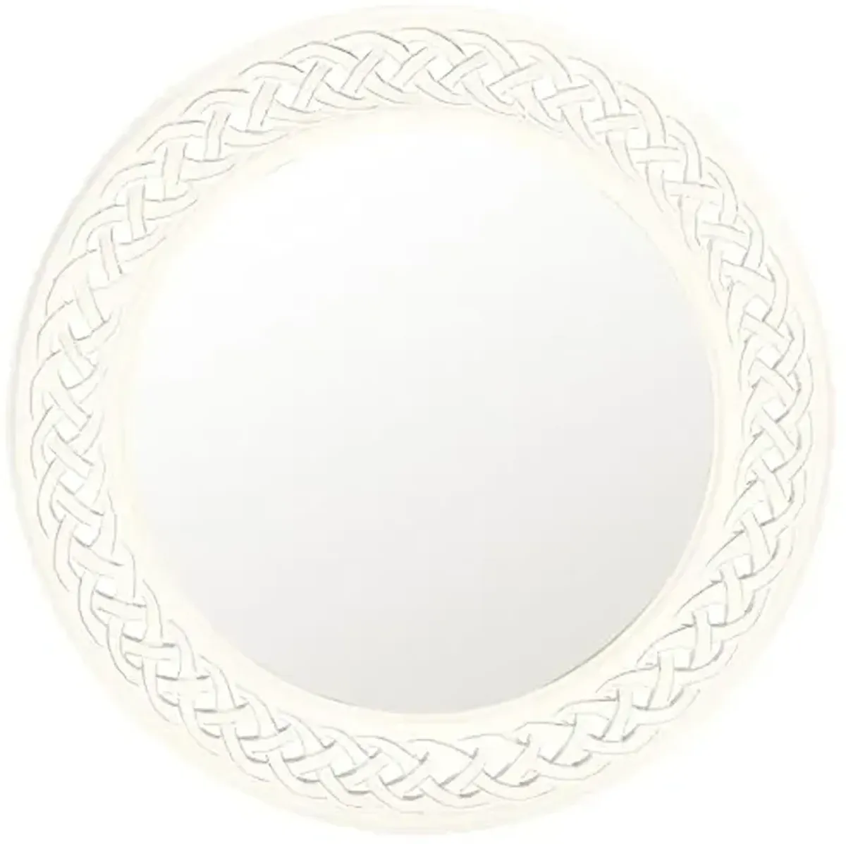 Safavieh Home Collection Braided Chain Mirror, White