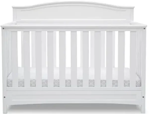 Delta Children Emery 4-in-1 Convertible Baby Crib - Greenguard Gold Certified, White