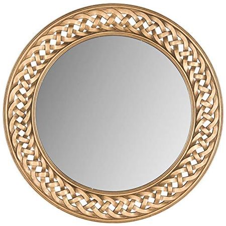 Safavieh Home Collection Braided Chain Mirror, Gold