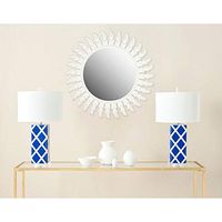 Safavieh Home Collection Inca Sun Mirror, White