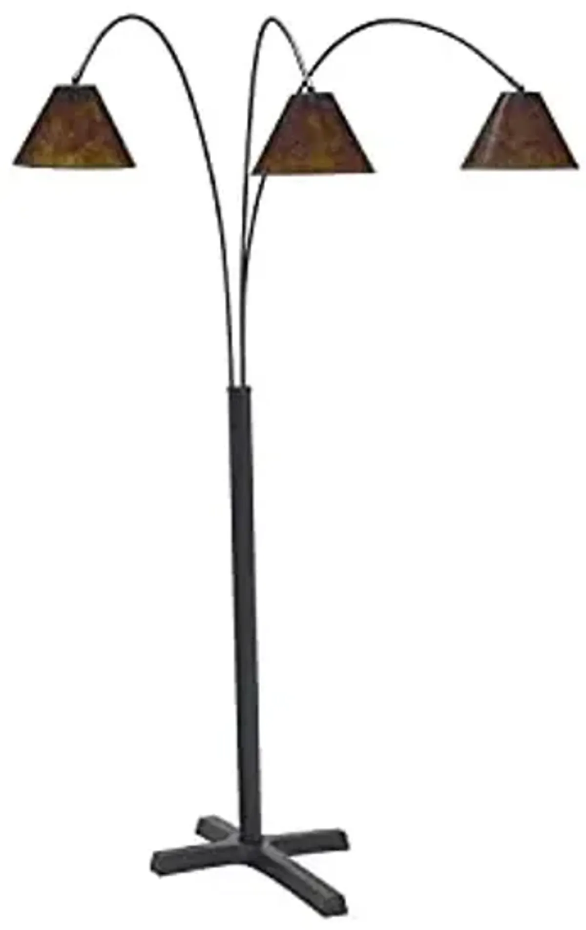 Signature Design by Ashley Sharde 82" Metal Arc Adjustable Floor Lamp with Dimmer Switch, Black