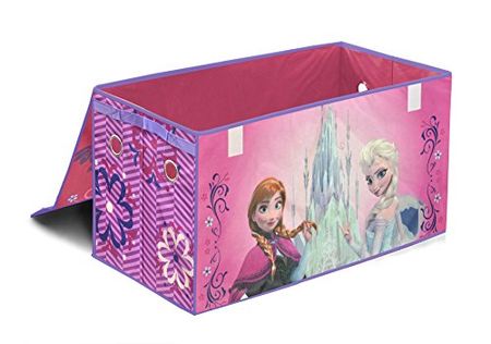 Idea Nuova Disney Frozen Collapsible Children’s Toy Storage Trunk, Durable with Lid