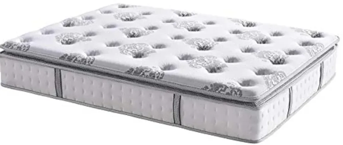 Classic Brands Mercer Cool Gel Memory Foam and Innerspring Hybrid 12-Inch Pillow Top Mattress | Mattress in a Box, Twin