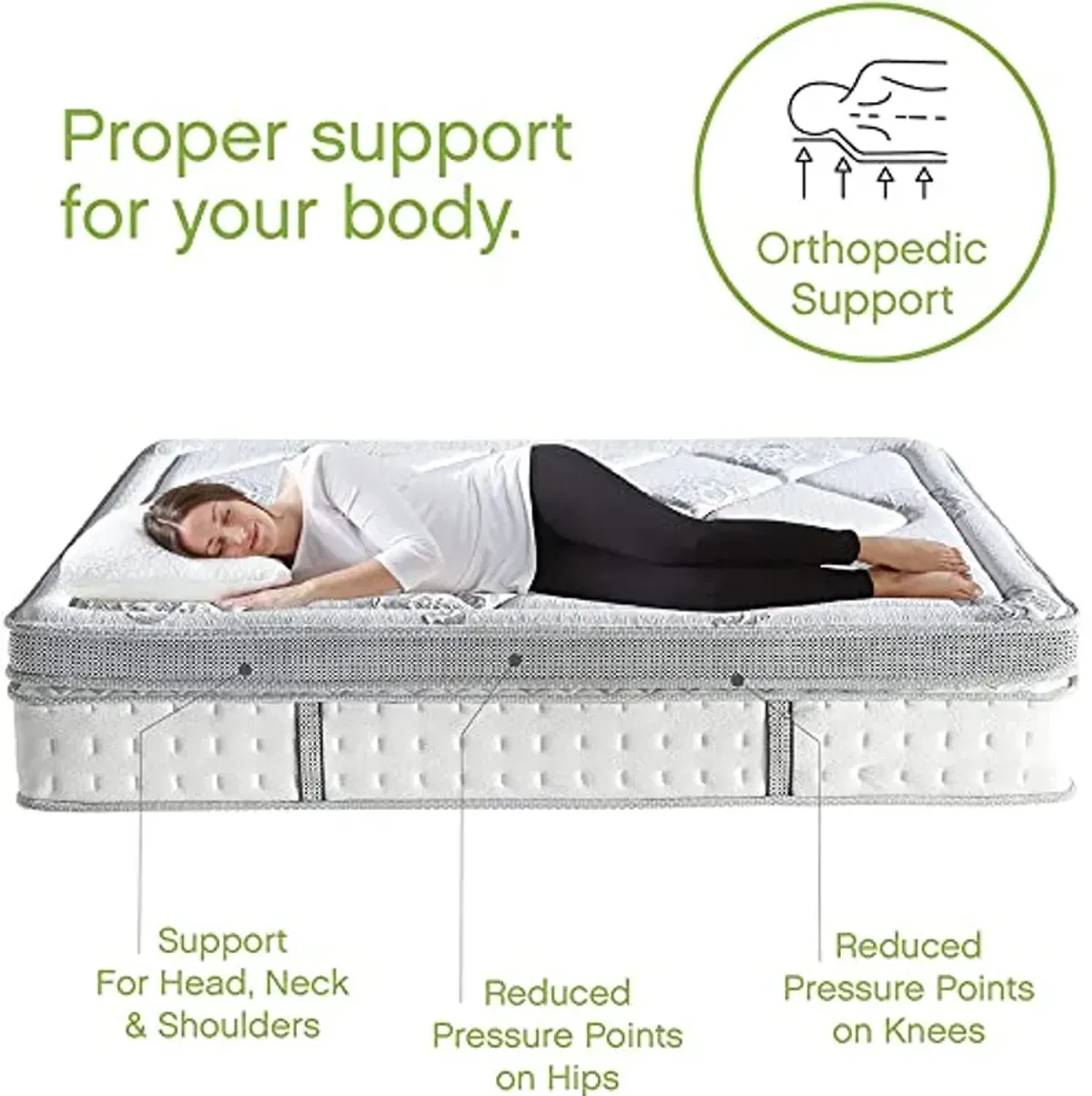 Classic Brands Gramercy Cool Gel Memory Foam and Innerspring Hybrid 14-Inch Euro Pillow Top Mattress, Mattress in a Box, Twin XL