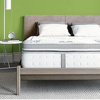 Classic Brands Gramercy Cool Gel Memory Foam and Innerspring Hybrid 14-Inch Euro Pillow Top Mattress | Bed-in-a-Box Twin XL