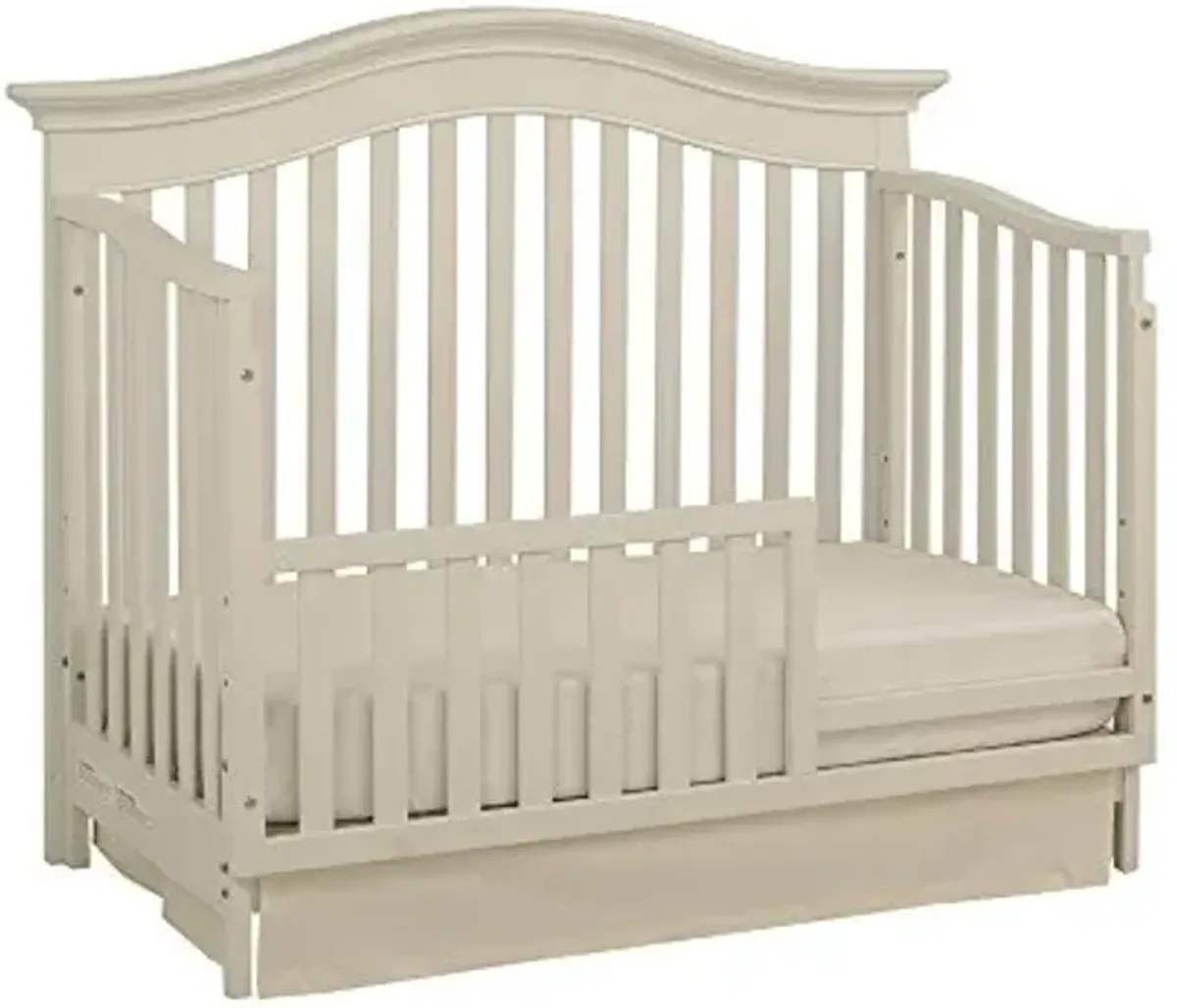 Baby Cache Montana 4 in 1 Convertible Baby Crib in Glazed White
