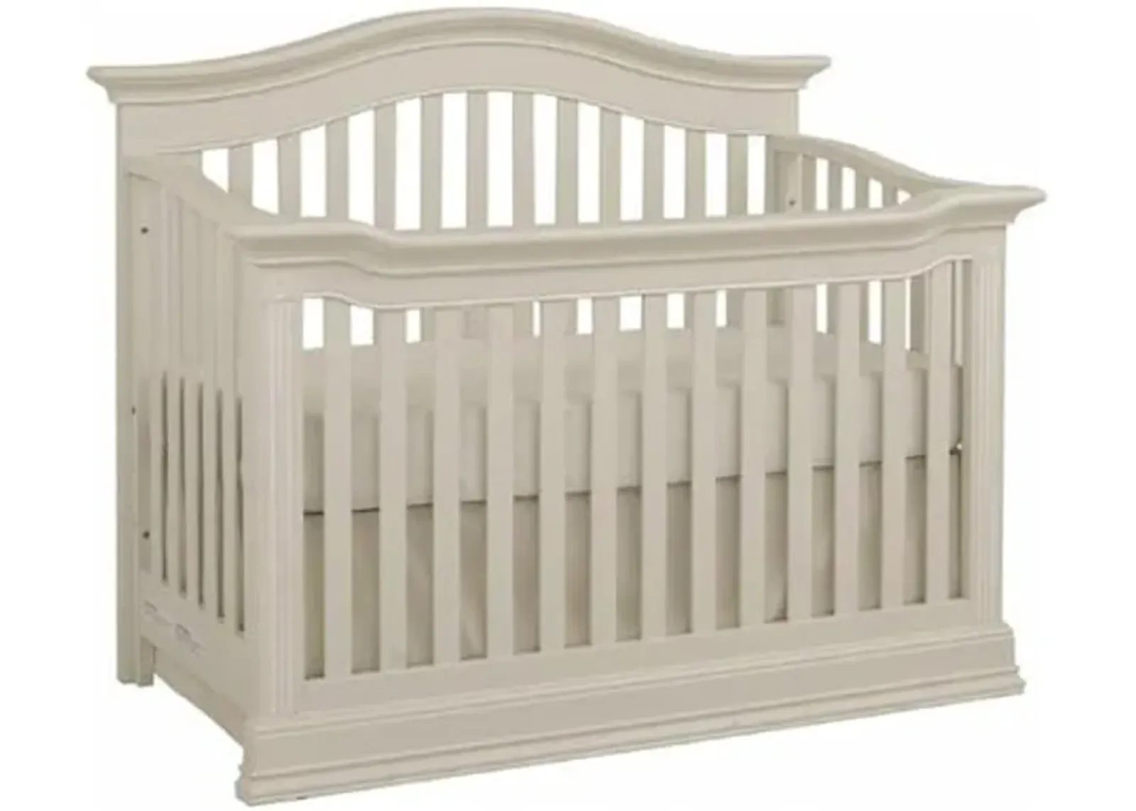 Baby Cache Montana 4 in 1 Convertible Crib in Glazed White