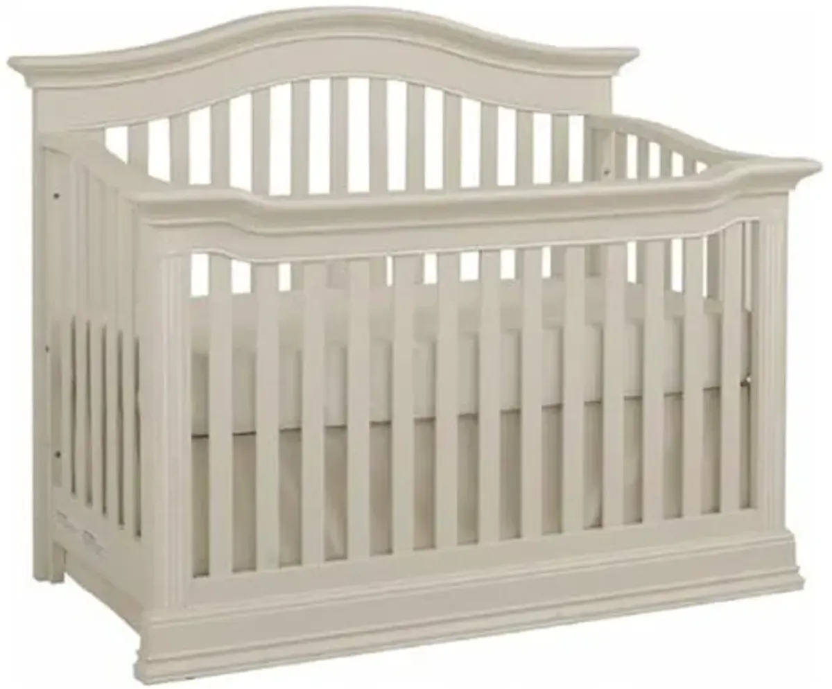 Baby Cache Montana 4 in 1 Convertible Crib in Glazed White