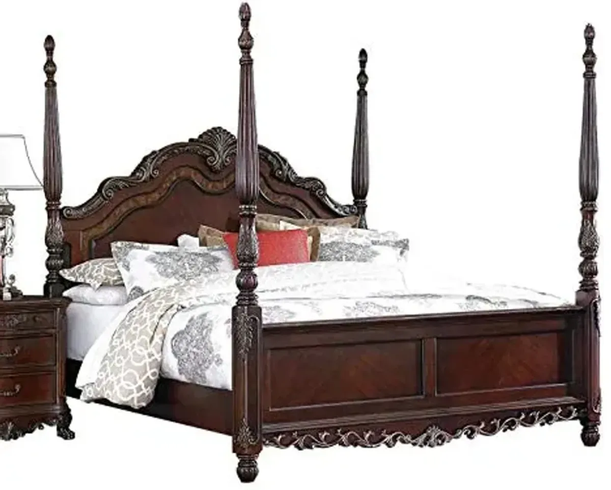 Homelegance Deryn Park Eastern King Poster Bed
