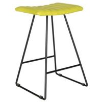 Safavieh Home Collection Akito Mid-Century Modern Green 26-inch Counter Stool (Set of 2)