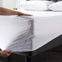 Vibe Premium Fitted Washable Terry Cloth Waterproof Mattress Protector, Twin