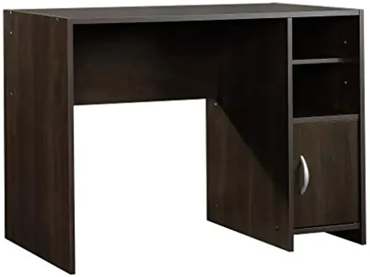 Sauder Beginnings Small Study Desk for Bedroom, Computer Desk for Small Spaces, in Cinnamon Cherry