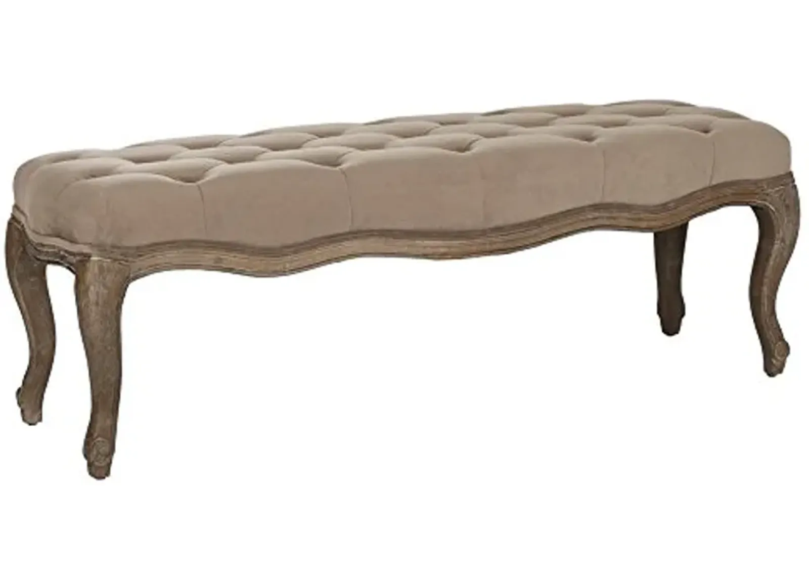 Safavieh Mercer Collection Randy Beige Linen Bench