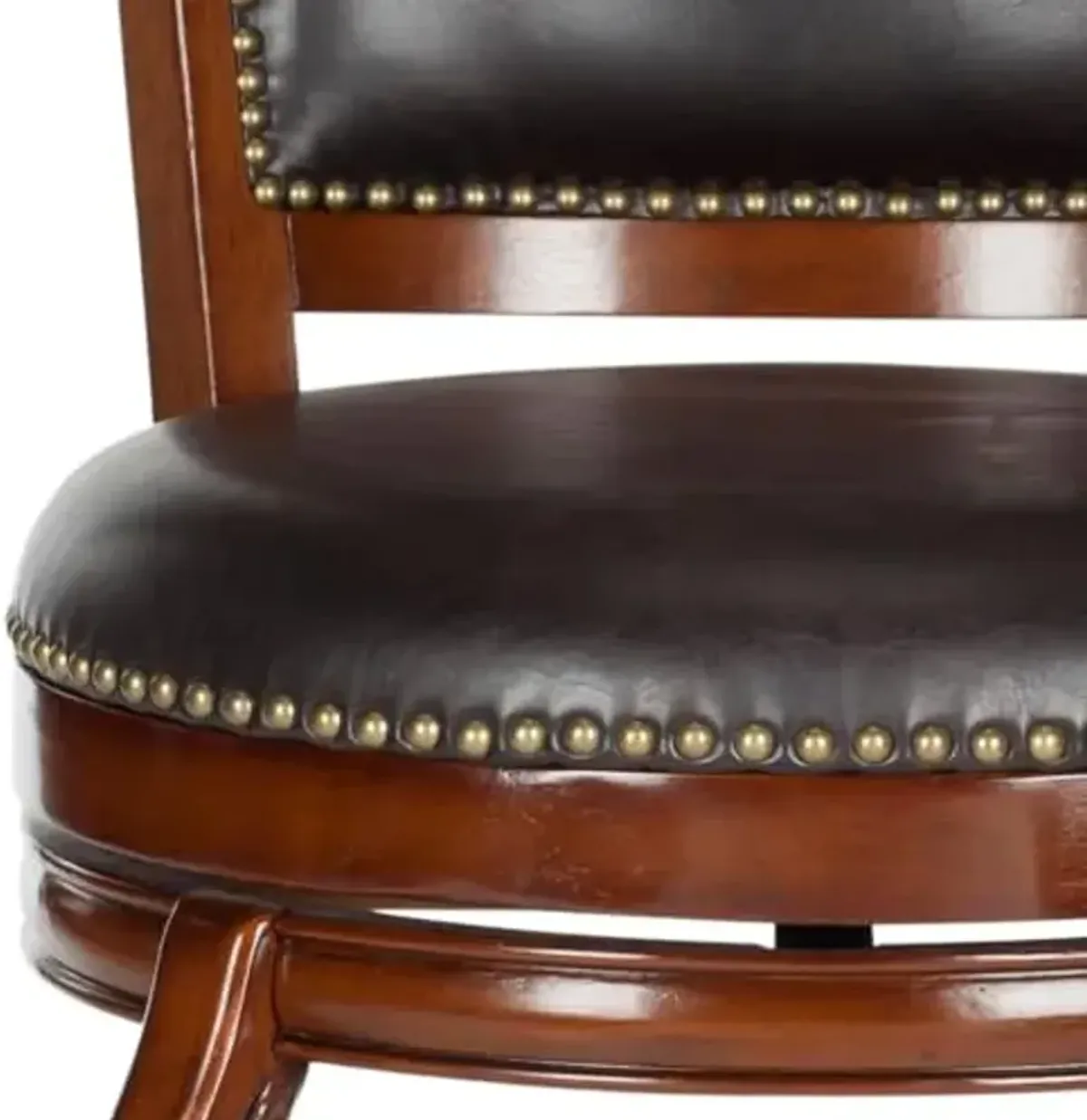 Safavieh Home Collection Pasquale Walnut 29-inch Bar Stool