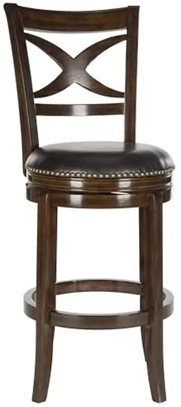 Safavieh Home Collection Santino Sierra Brown 29-inch Bar Stool