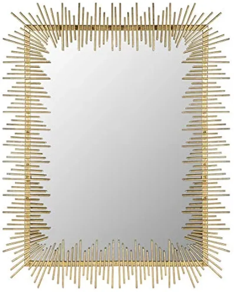 Safavieh Home Collection Royal Leaf Sunburst Antique Mirror