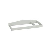 Baby Cache Natural Hardwood Changing Station Table Topper | Montana Collection | Glazed White