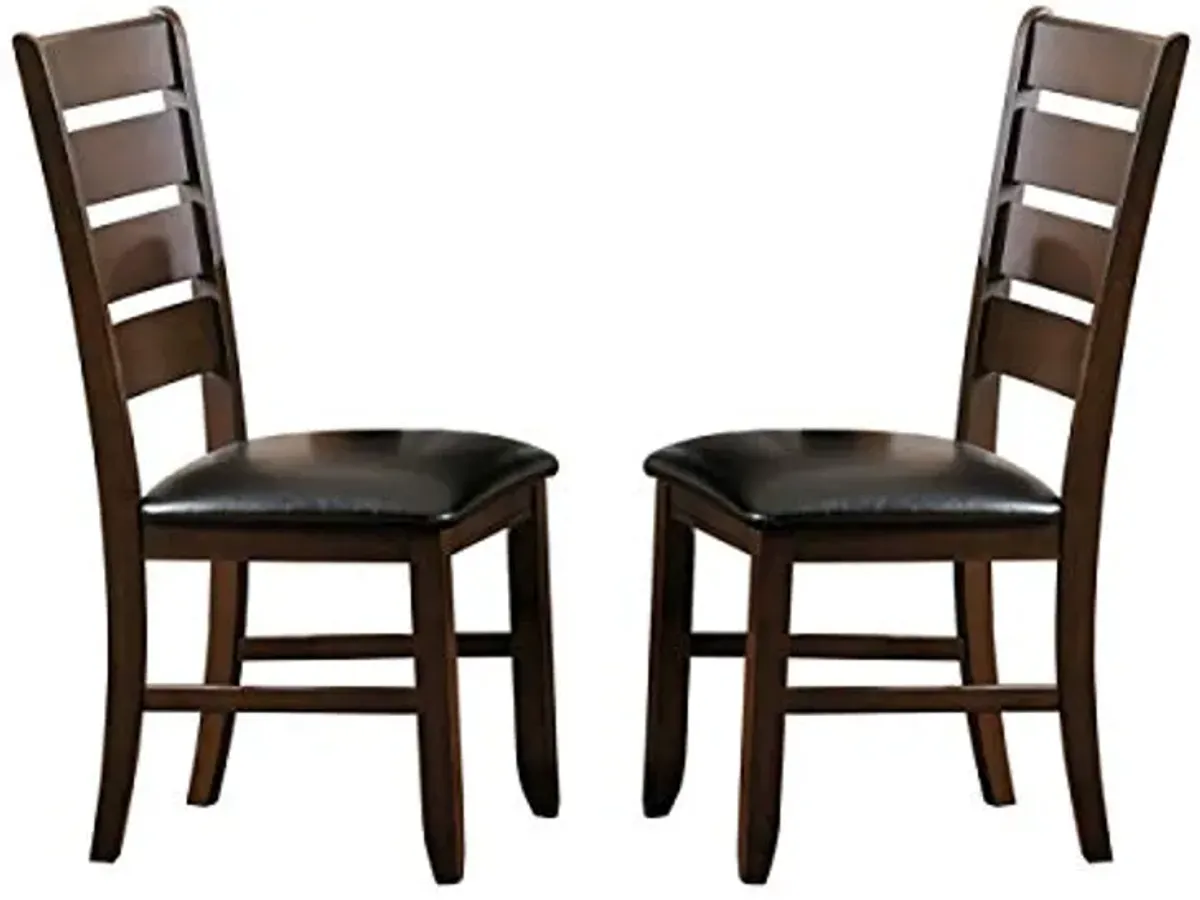 Homelegance HO- Dining Chair, Set of 2, Dark Oak