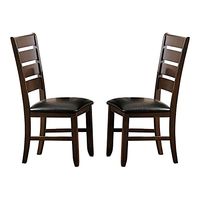 Homelegance HO- Dining Chair, Set of 2, Dark Oak