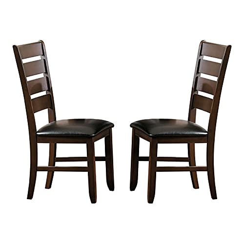 Homelegance HO- Dining Chair, Set of 2, Dark Oak