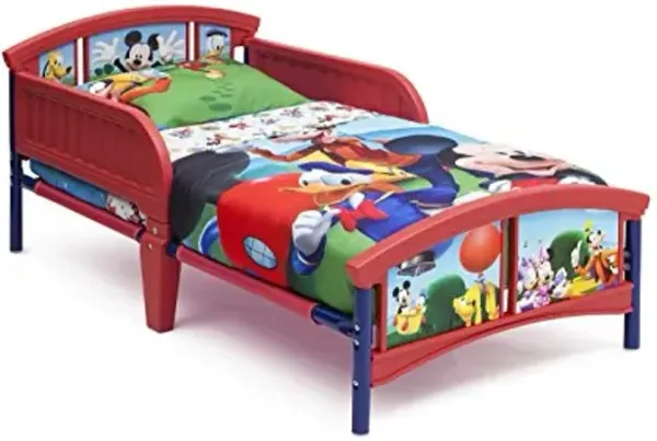 Delta Children Plastic Toddler Bed, Disney Mickey Mouse
